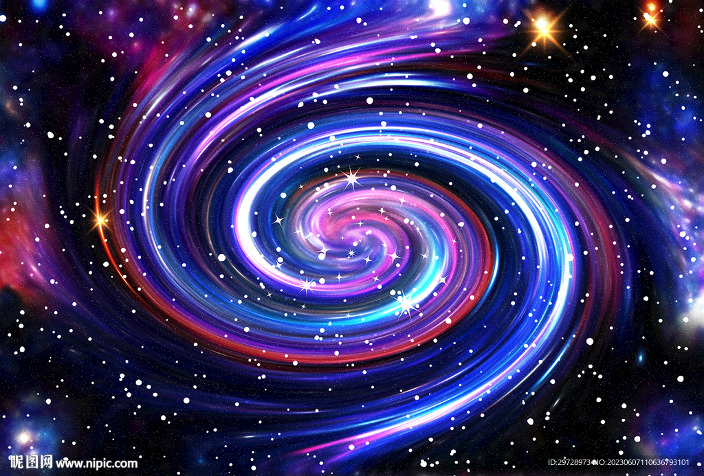 唯美旋涡星空