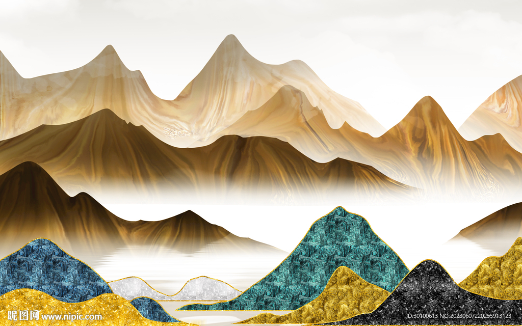 大气 高端电视山水 tif分层