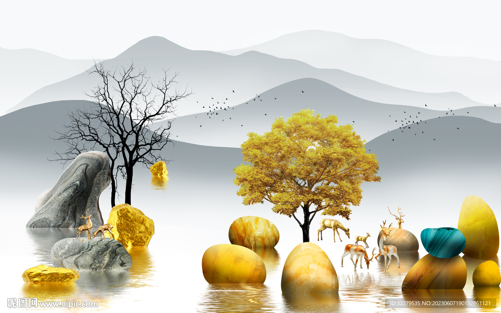 大气 岩板最新山水 TiF分层