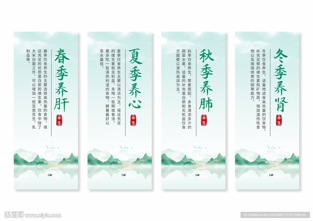 中医养生展板