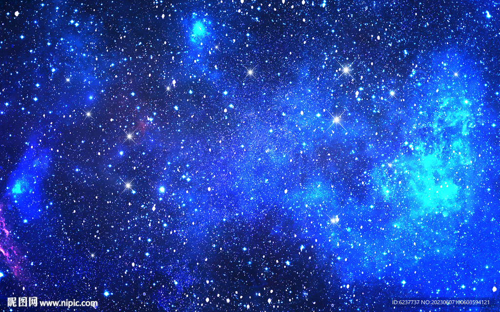 蓝色星空背景