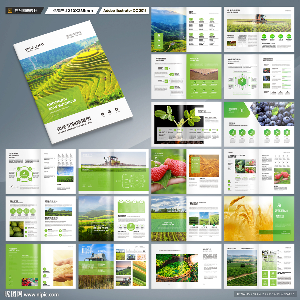 农业合作社画册