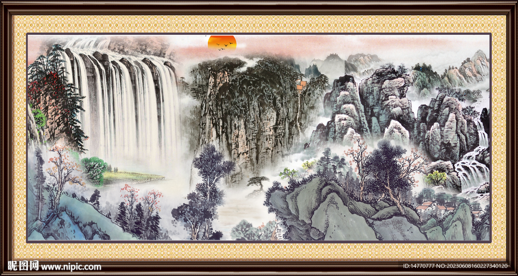 山水风景画