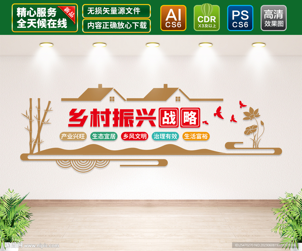 乡村振兴战略文化墙