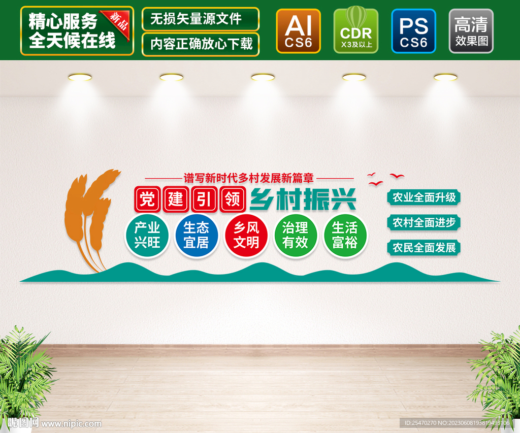 乡村振兴文化墙