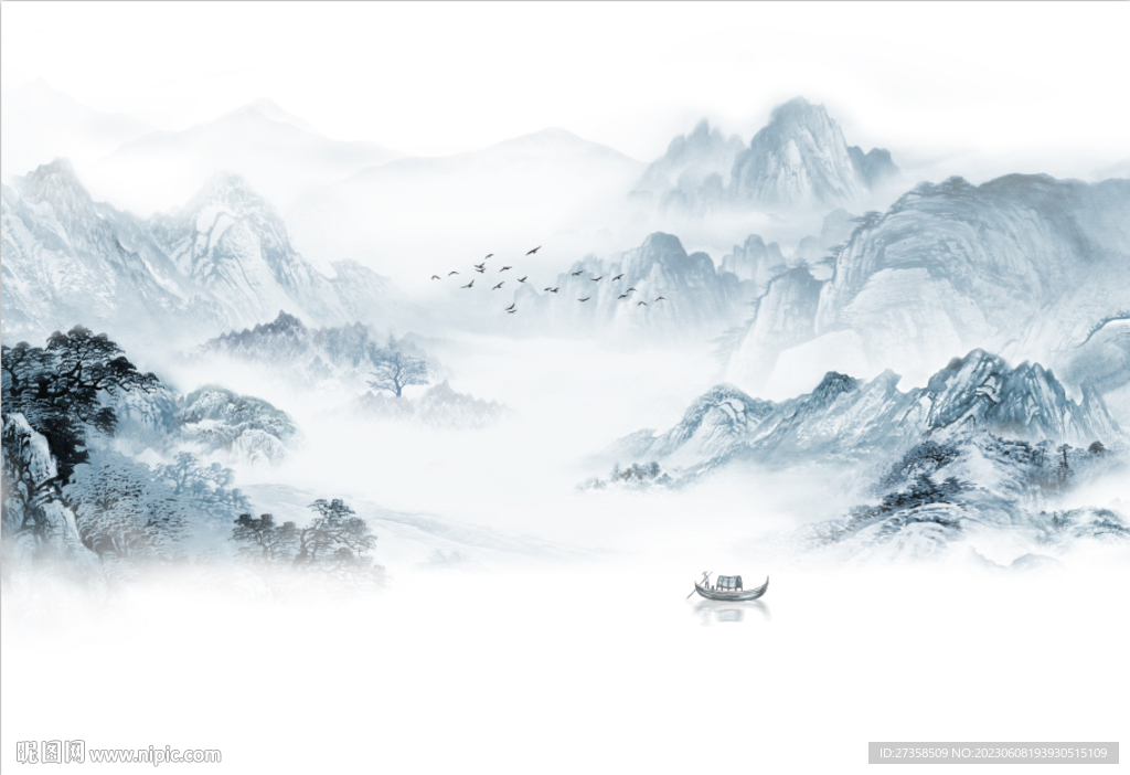 新中式山水