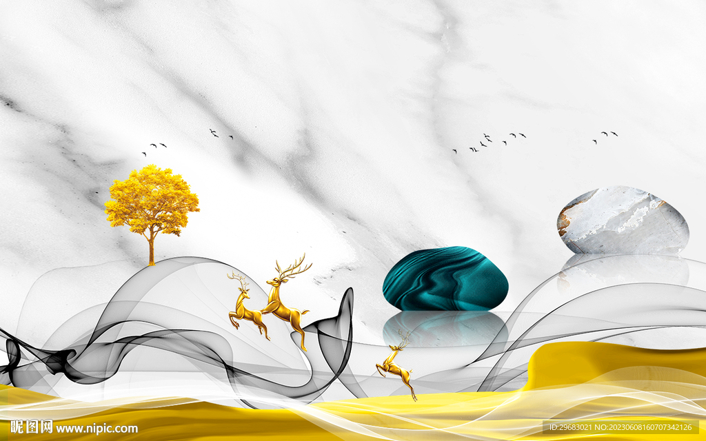 简奢欧式框画 TIF分层