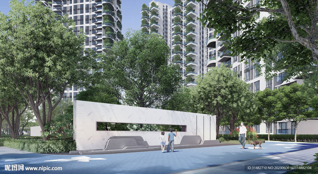 第四代建筑 森林空中庭院园林