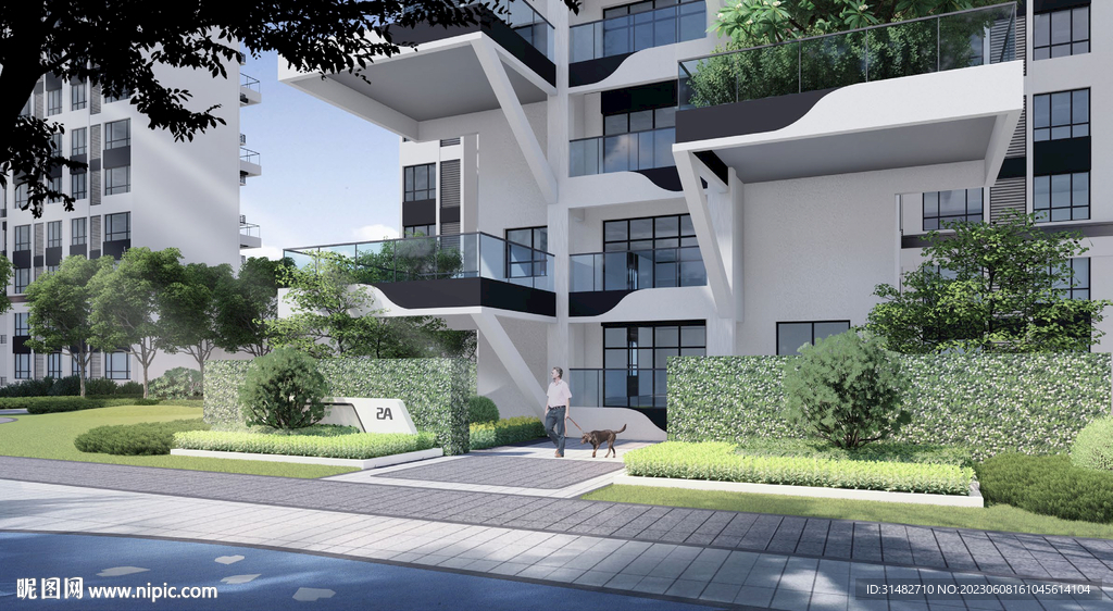 第四代建筑 森林空中庭院园林