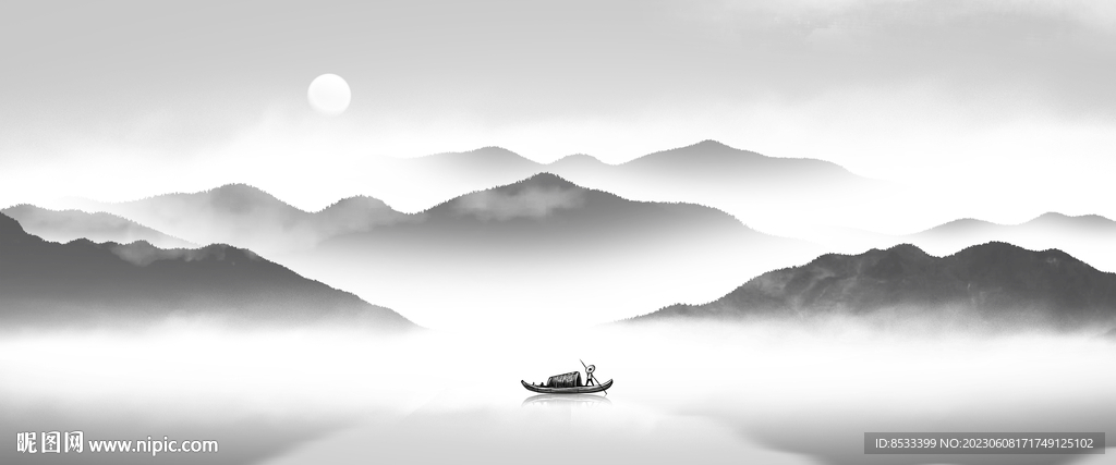 新中式山水画背