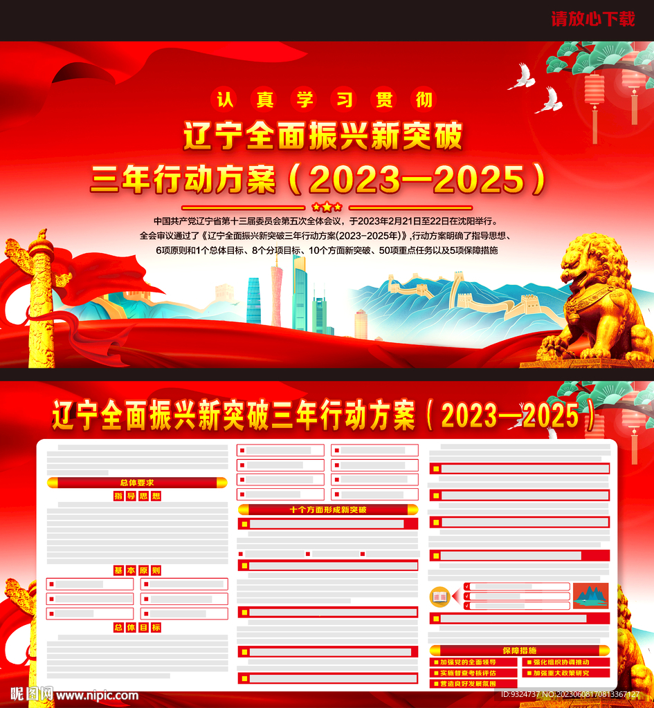 辽宁全面振兴新突破三年行动方案