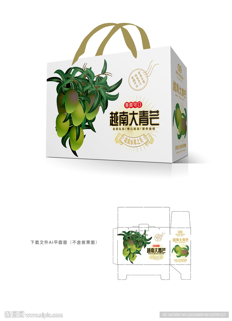 越南大青芒包装