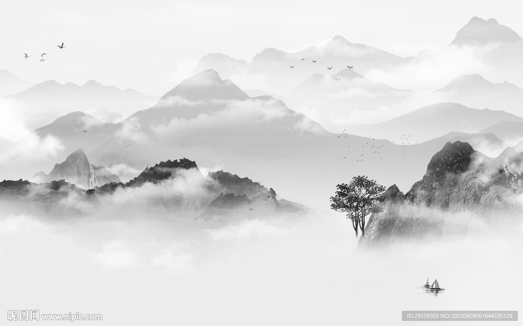 别墅 现代高端山水 tIf分层