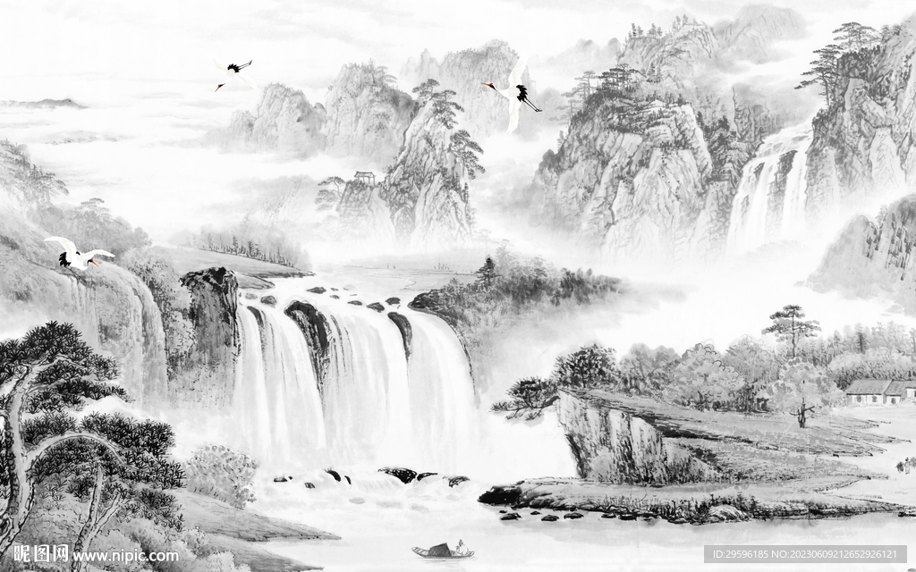 最新 简奢高档山水 tIf分层