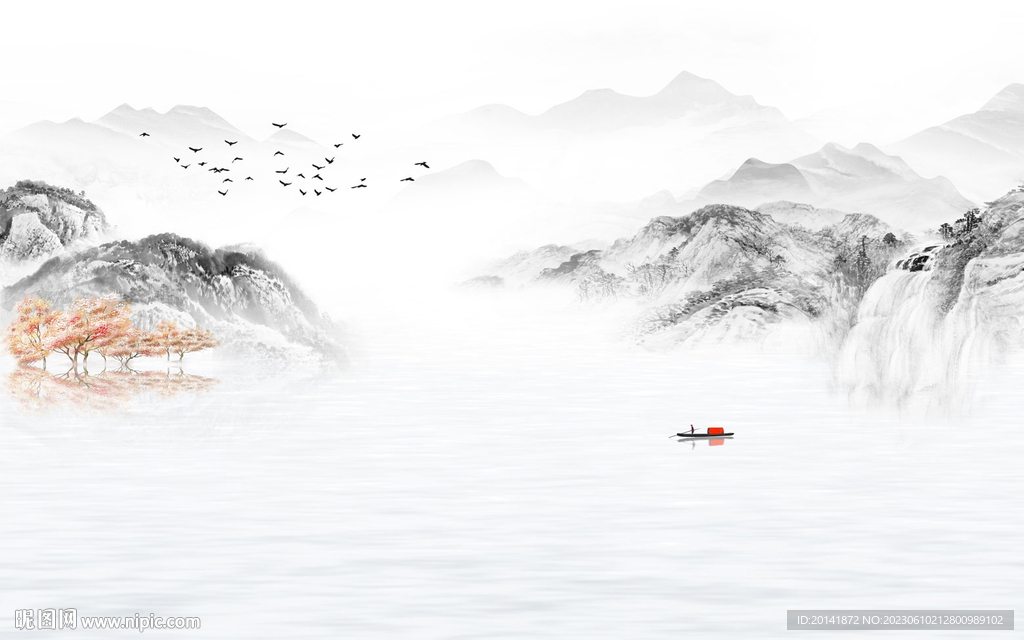 新中式水墨山水