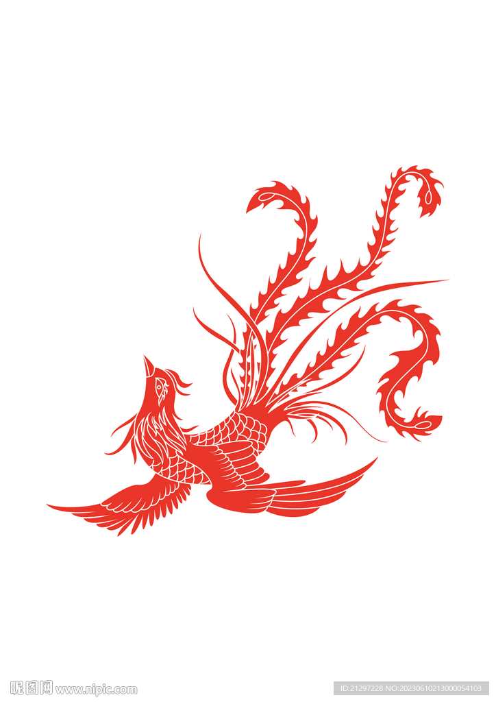 凤凰矢量图