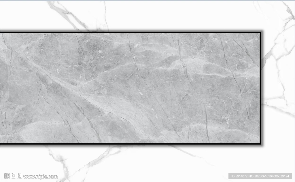 鱼肚白 灰白根大理石背景墙