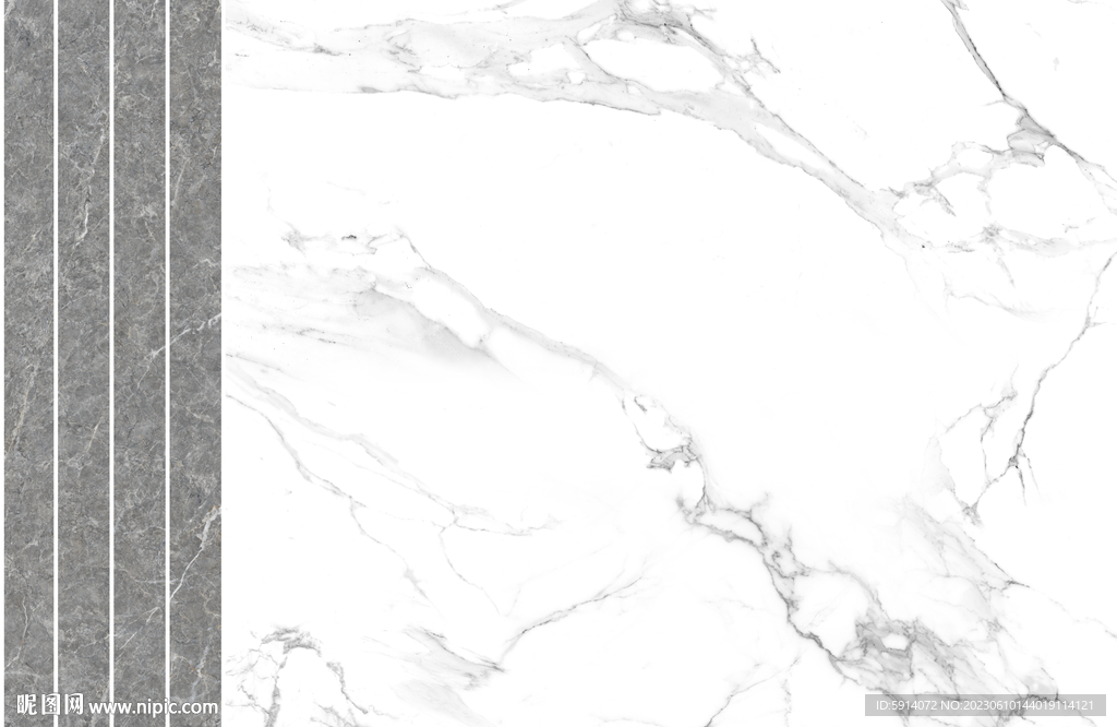 爵士白 灰白根大理石背景墙
