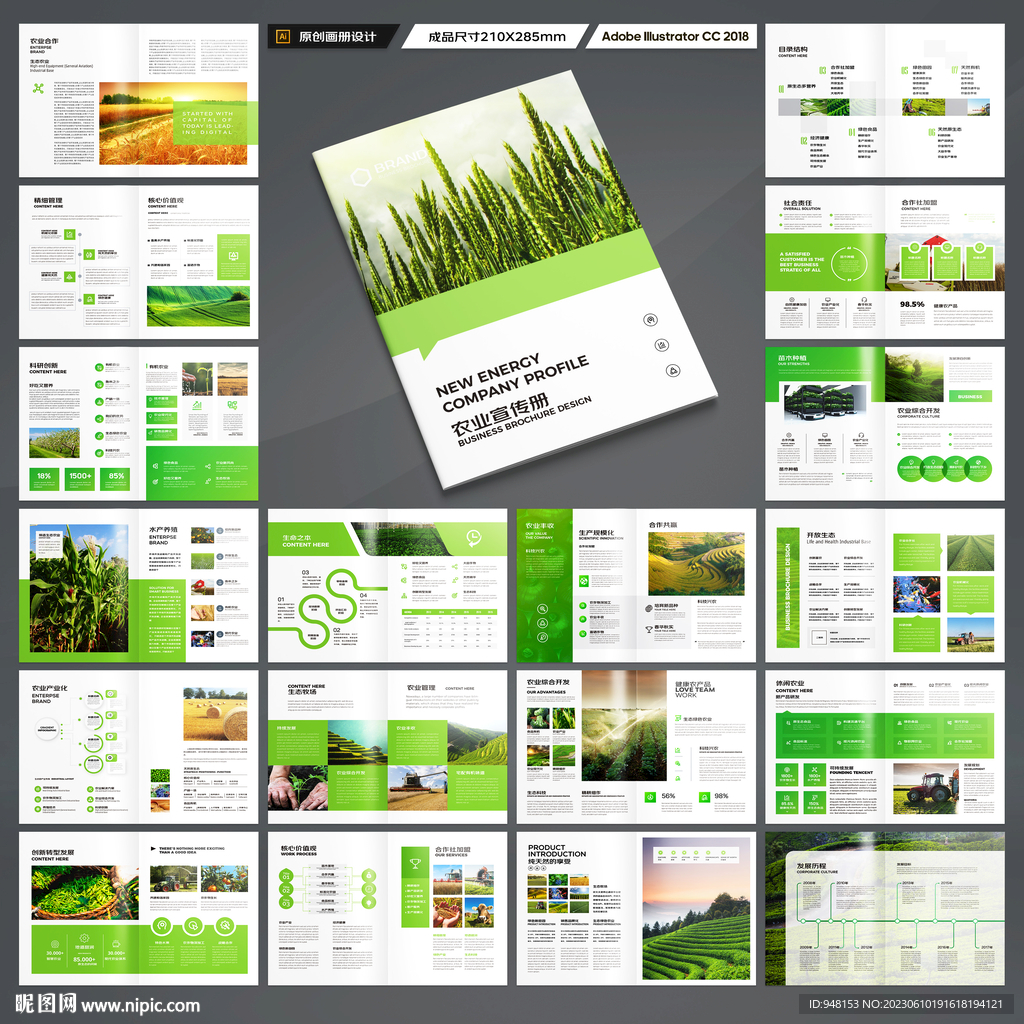 农业合作社画册