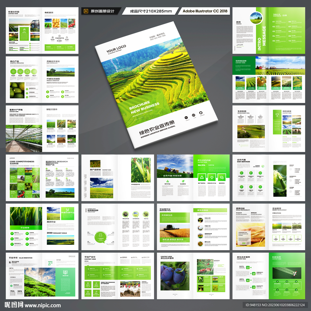 农业合作社画册