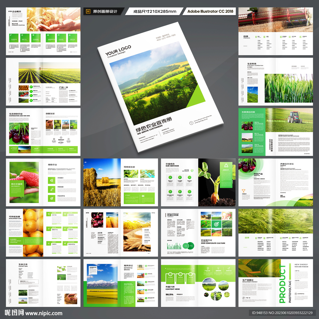 农产品宣传册