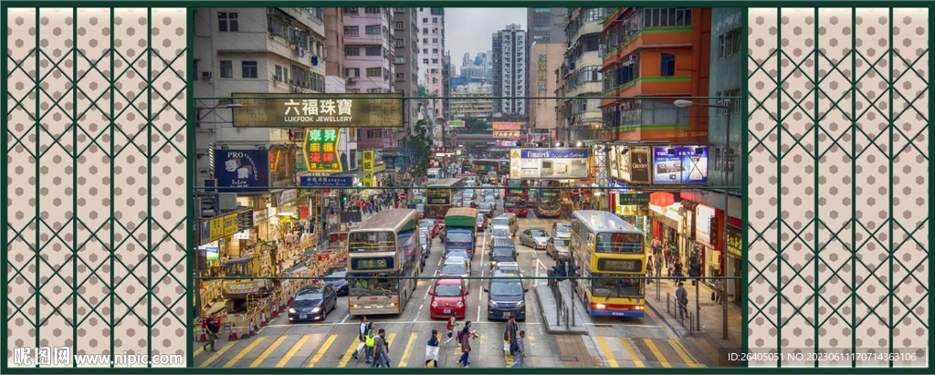 港式背景墙