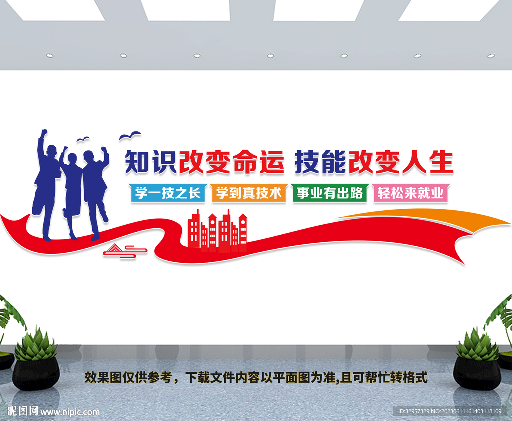 职业教育文化墙