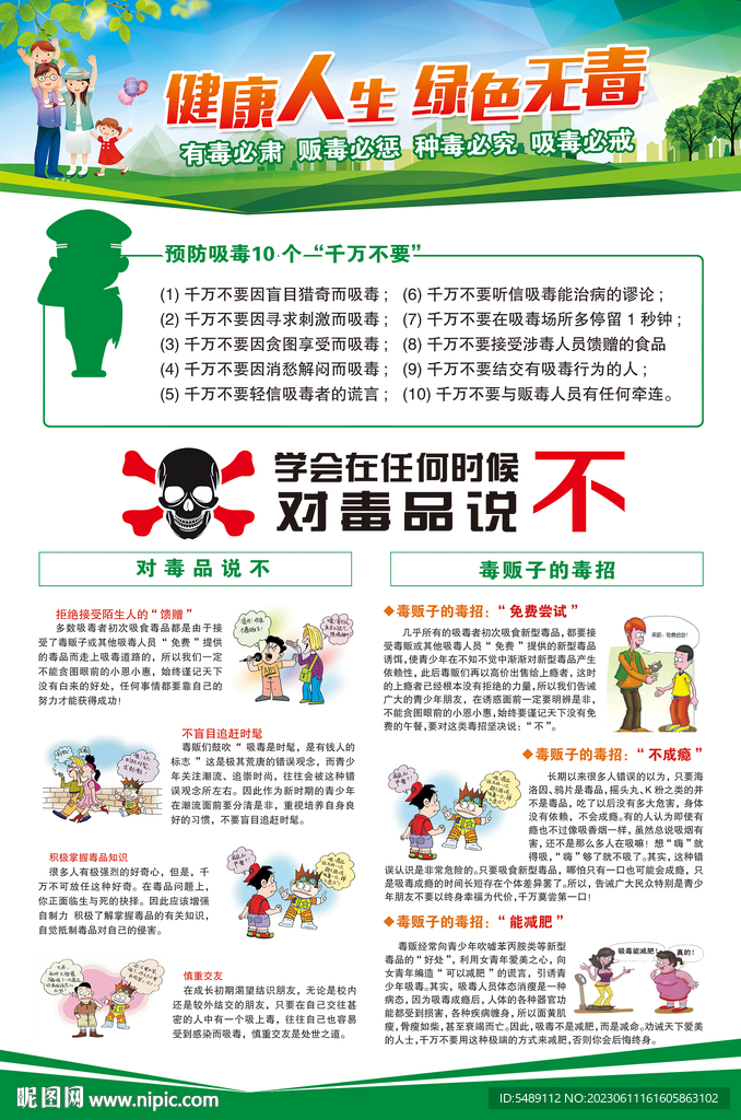 禁毒海报