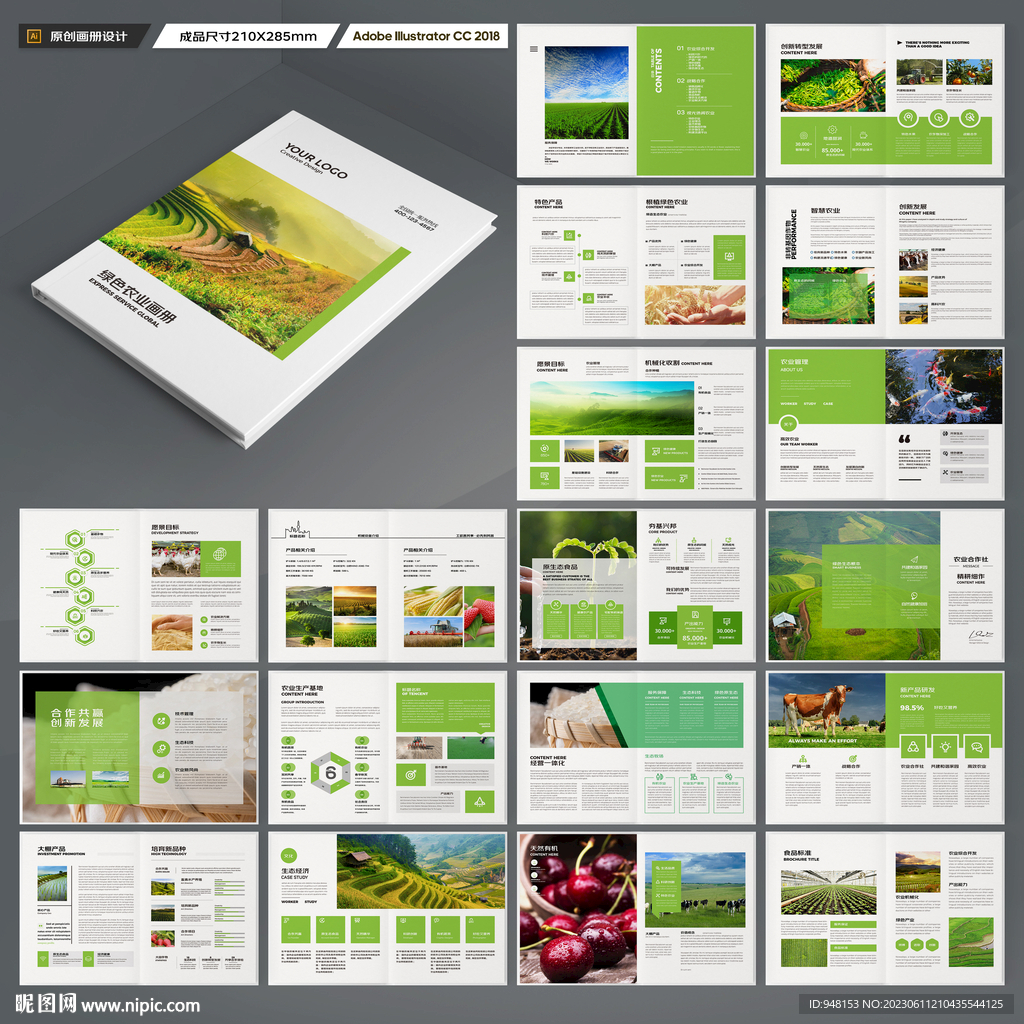 农产品宣传册