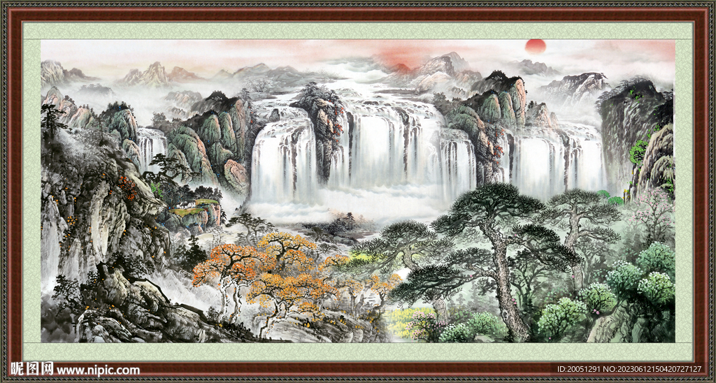山水风景画 