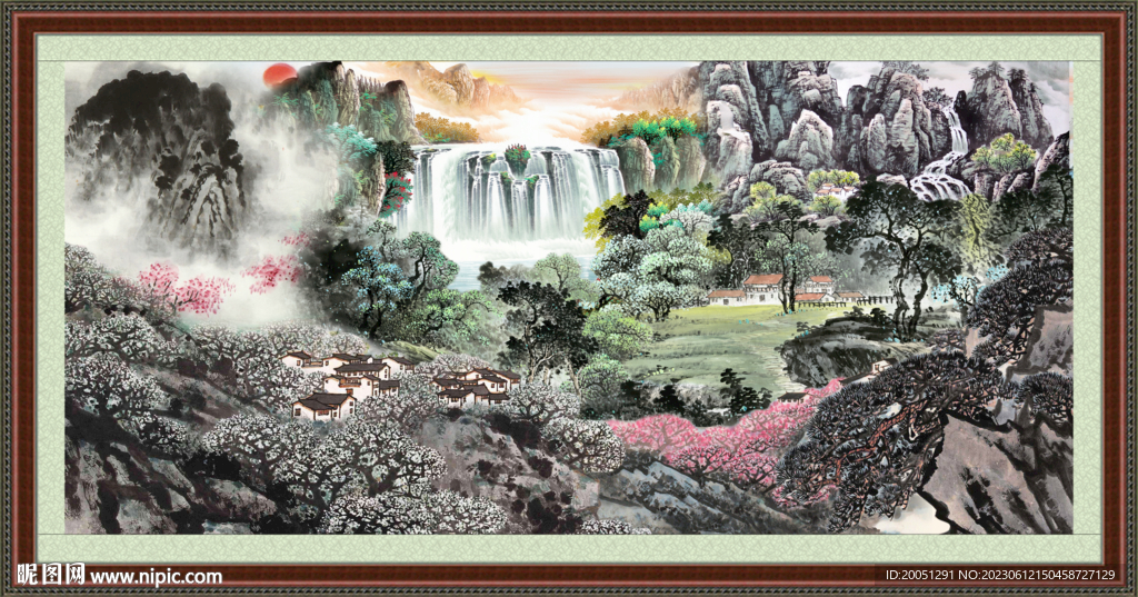 山水风景画 