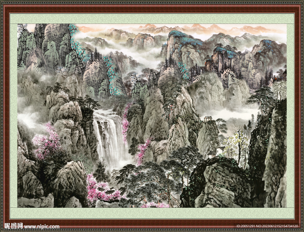 山水风景画 