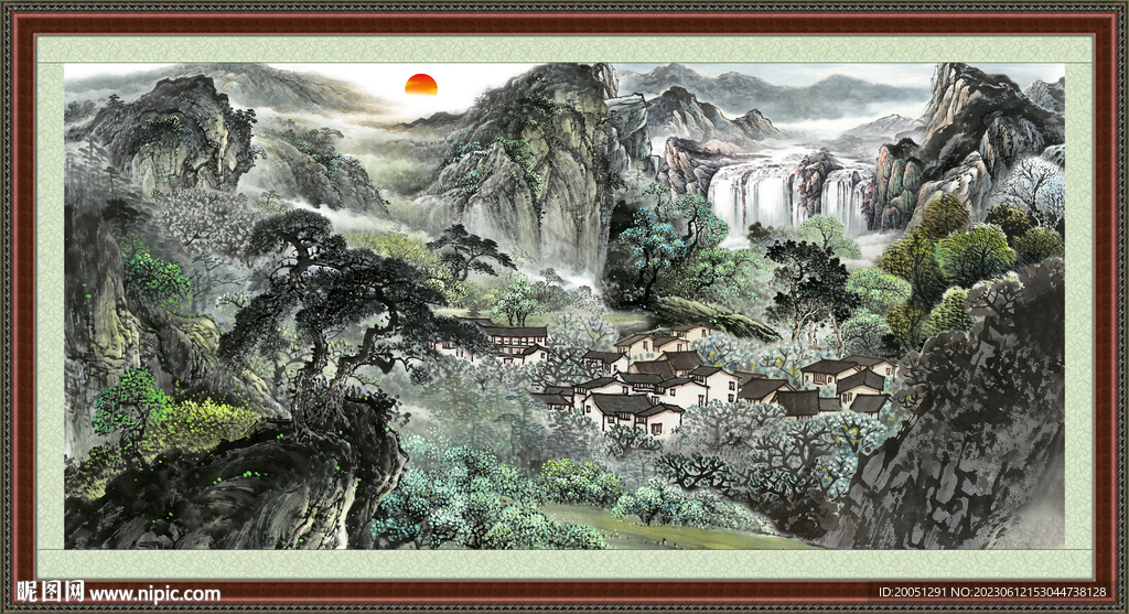 山水风景画 