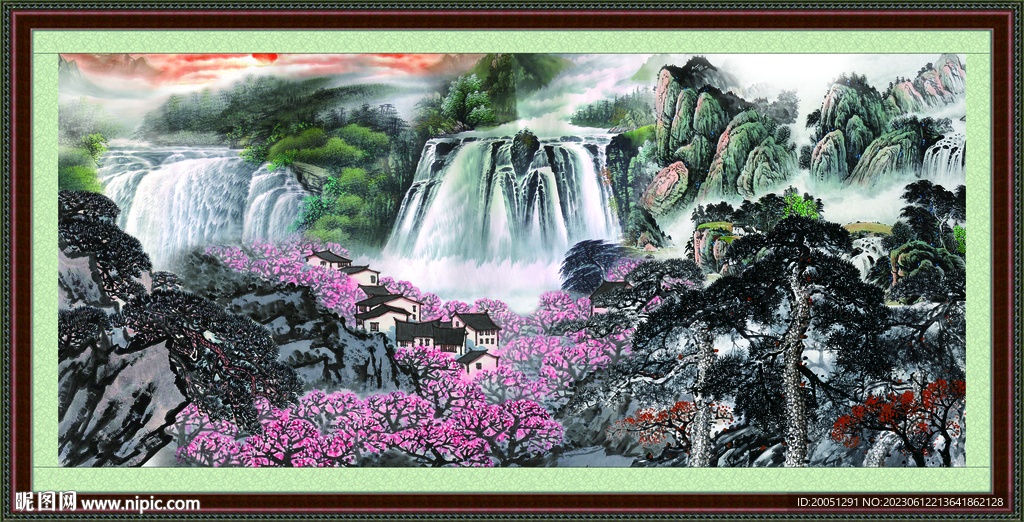 山水风景画 