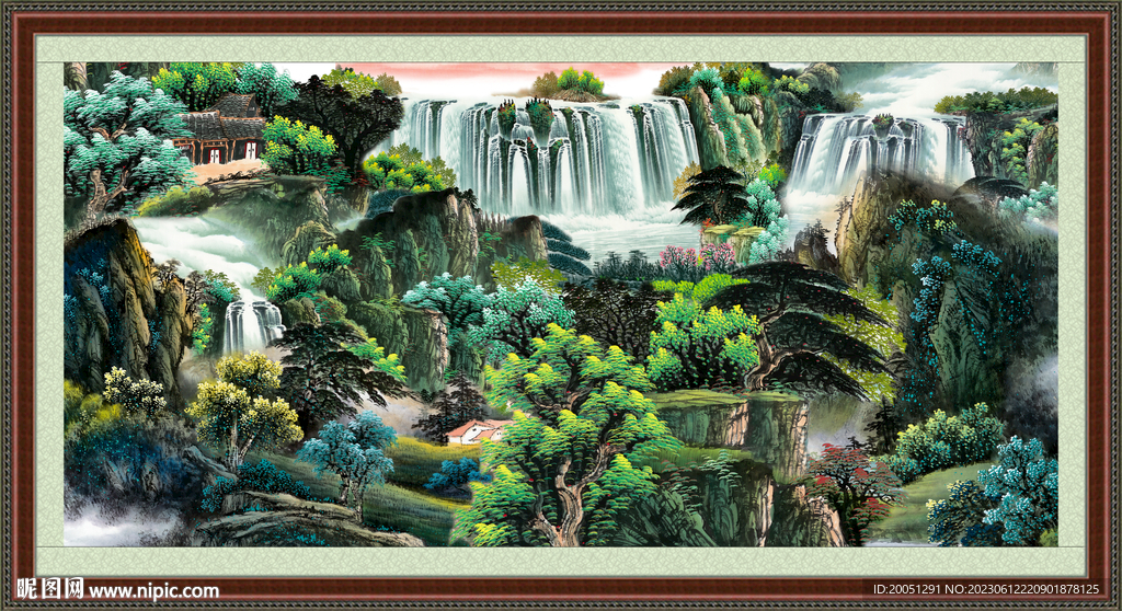 山水风景画 