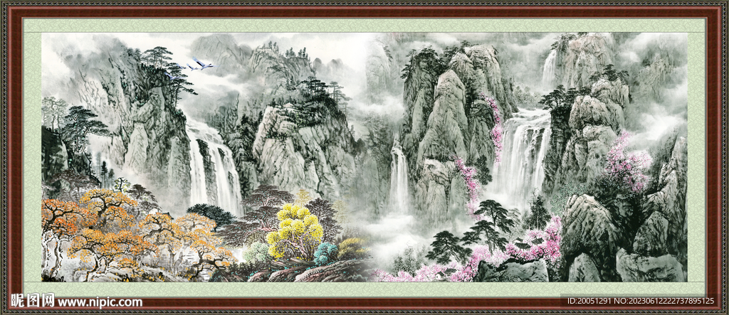 山水风景画 