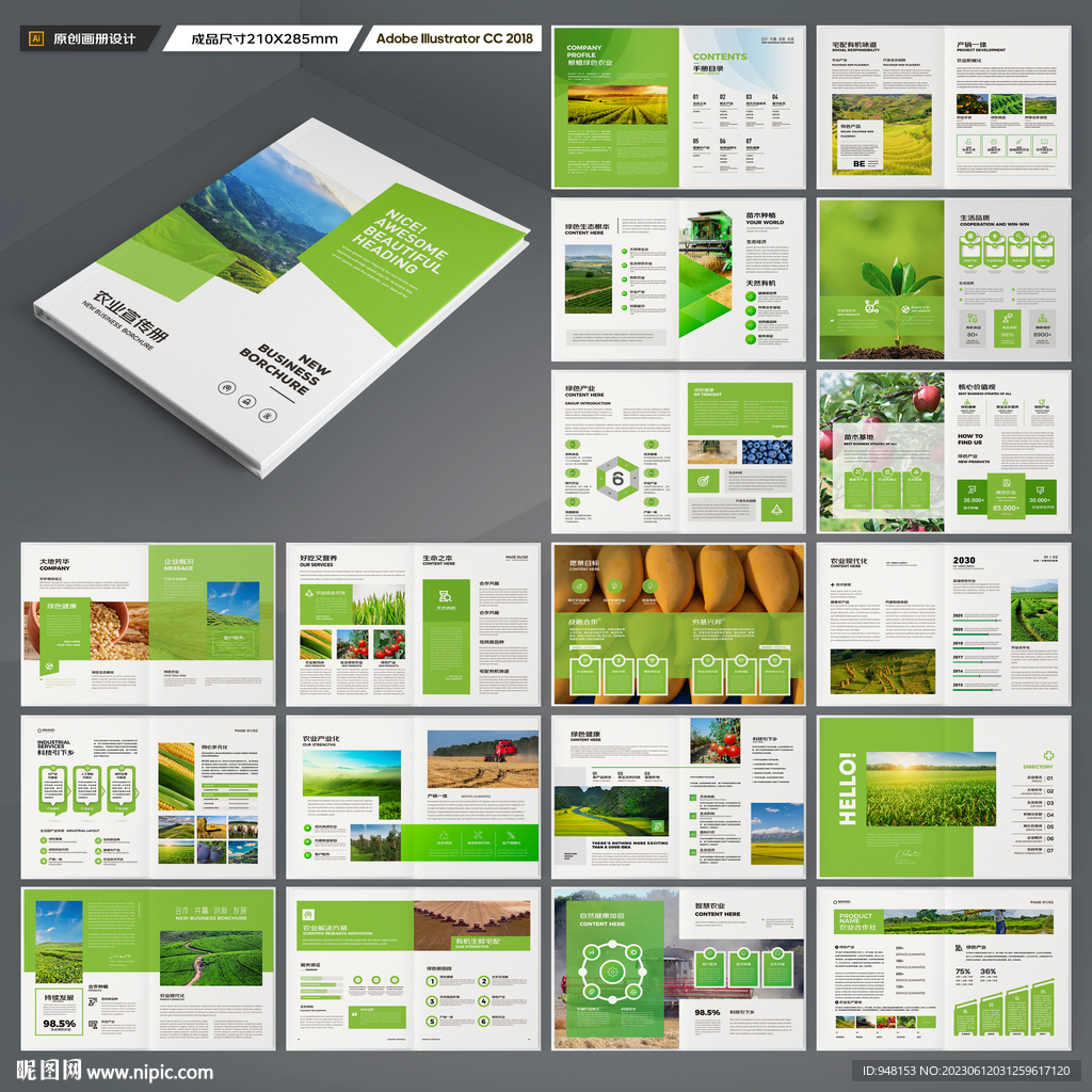 农业合作社画册