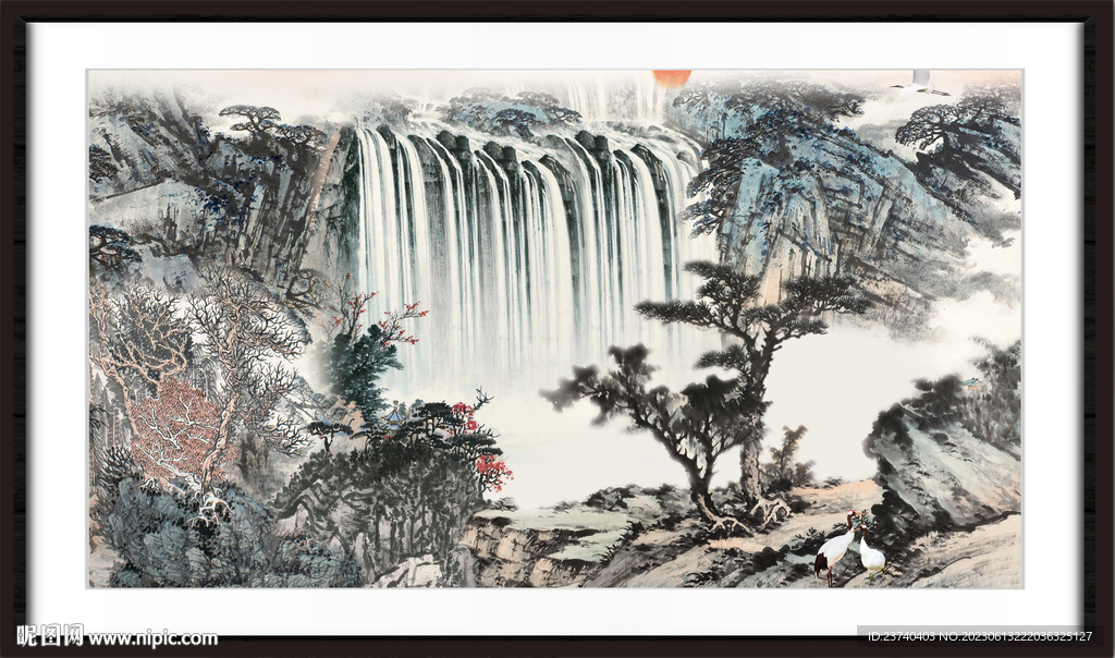 大厅山水画 