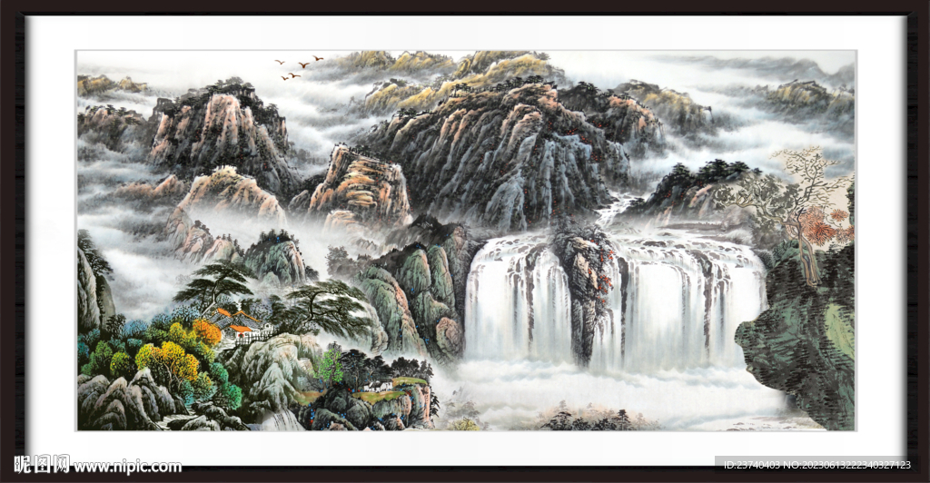 风水画 