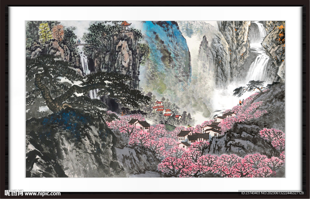 风水画 