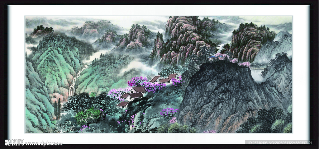 客厅山水