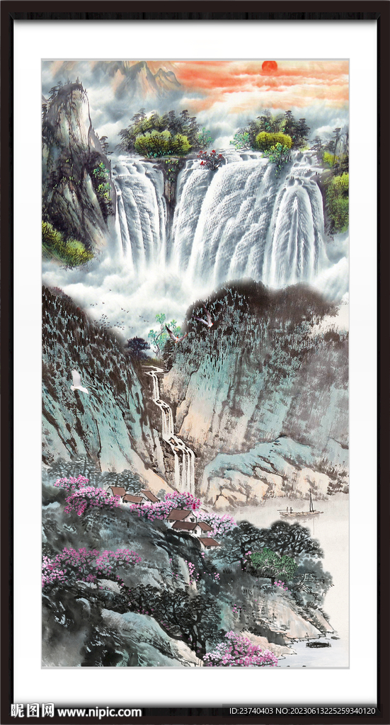 客厅山水画