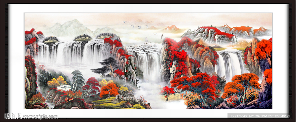 客厅山水画