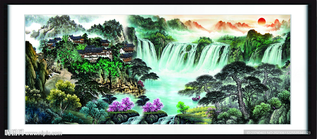 风水画 