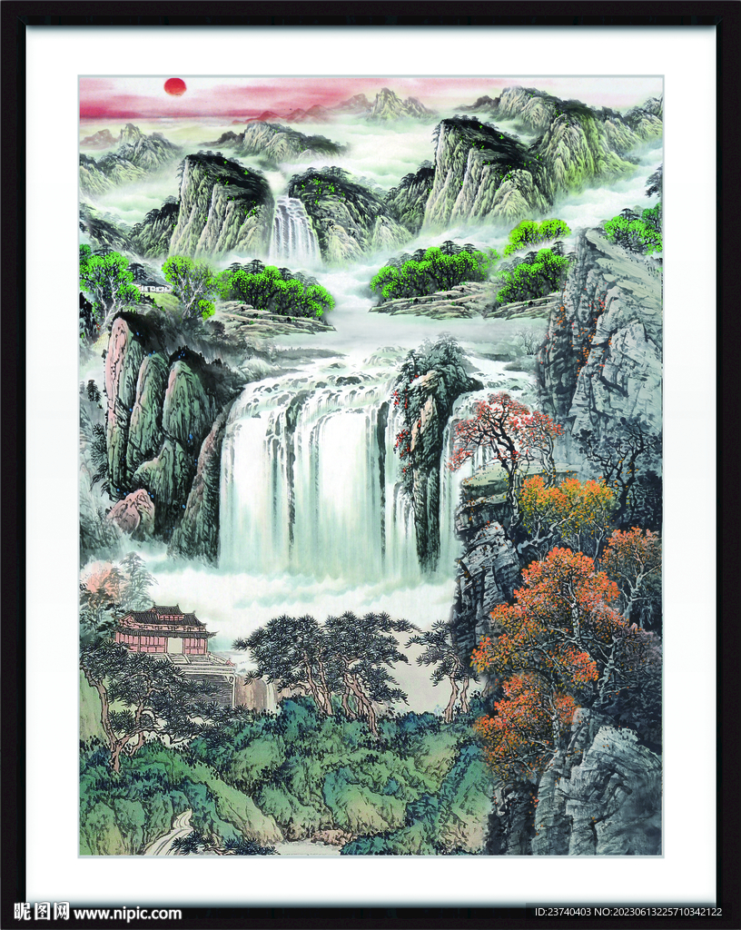 风水画 