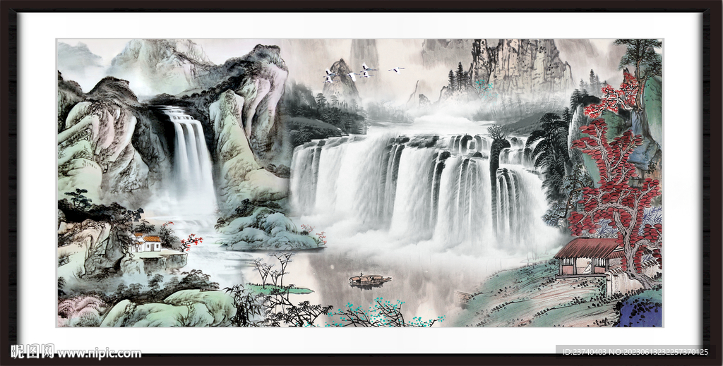 大厅山水画