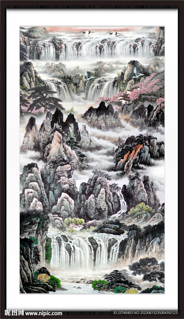 巨幅山水画 