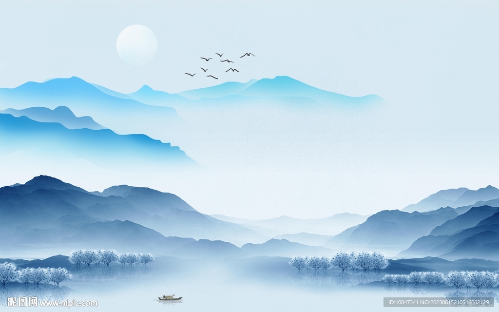 高档 最新高端山水 tIf分层