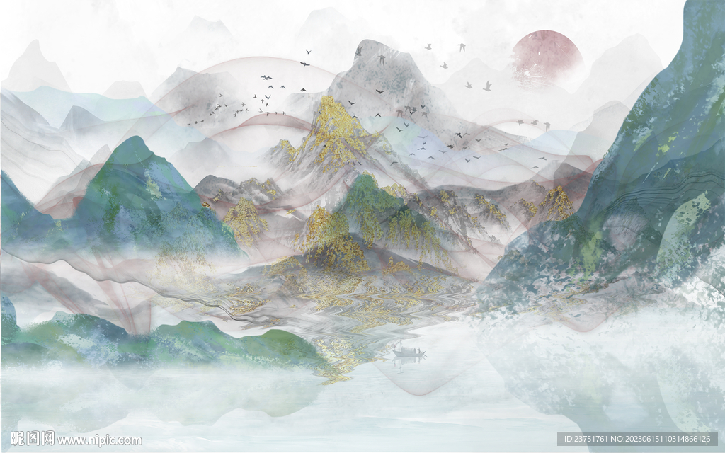 山水 