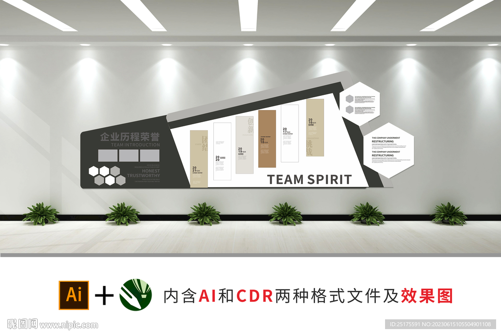 企业历程文化墙